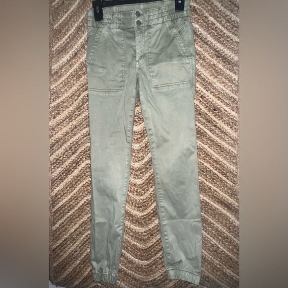 American Eagle Women's Green Cargo Stretch Jeggings, Size 4 Regular, Great - Picture 1 of 8